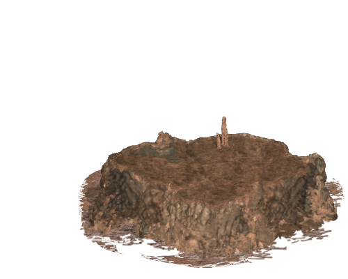 Terrain Plateau souterrain dans le jeu Space Trooper